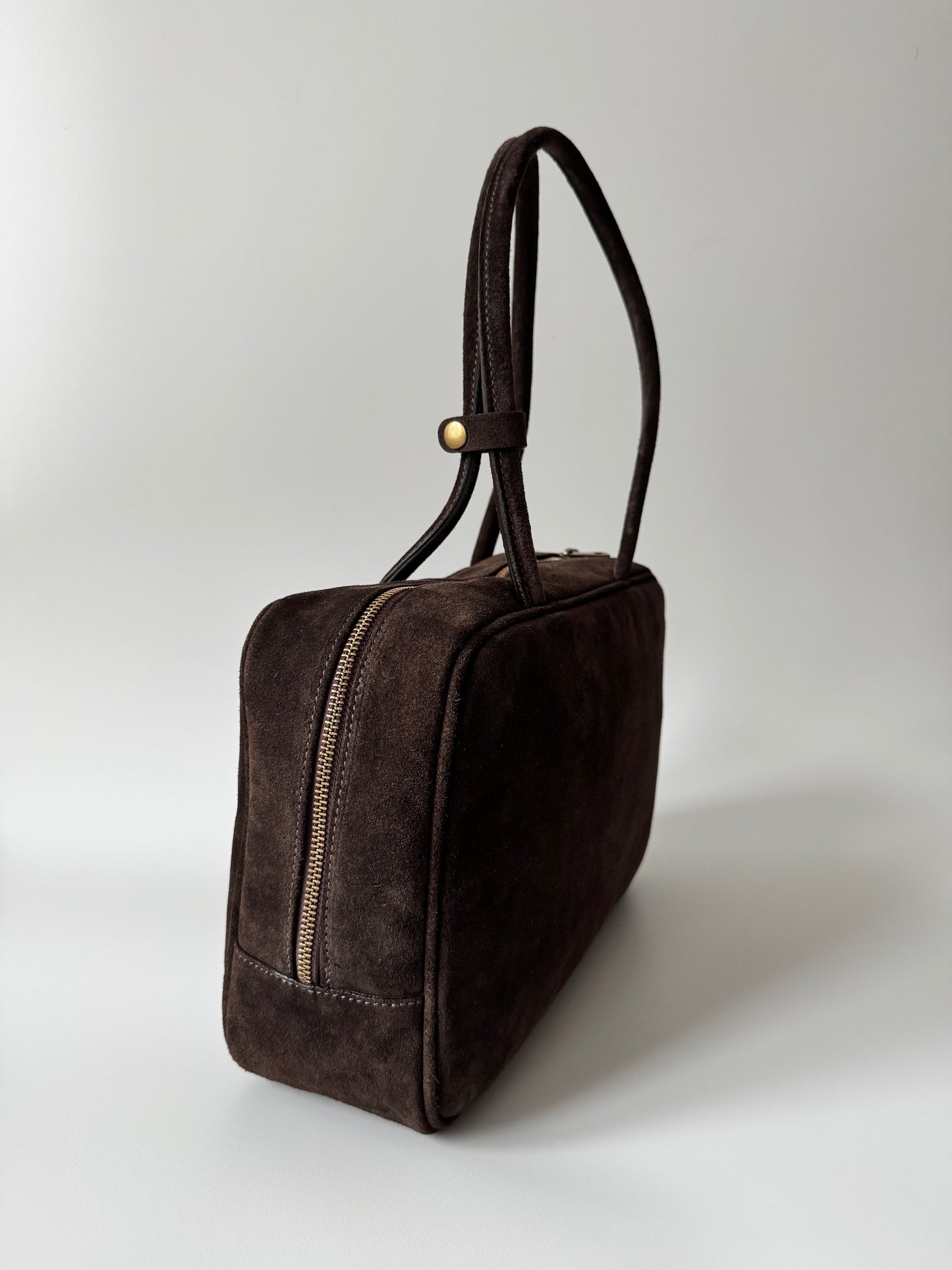 Clara Big - Genuine Suede Leather Shoulder Bag