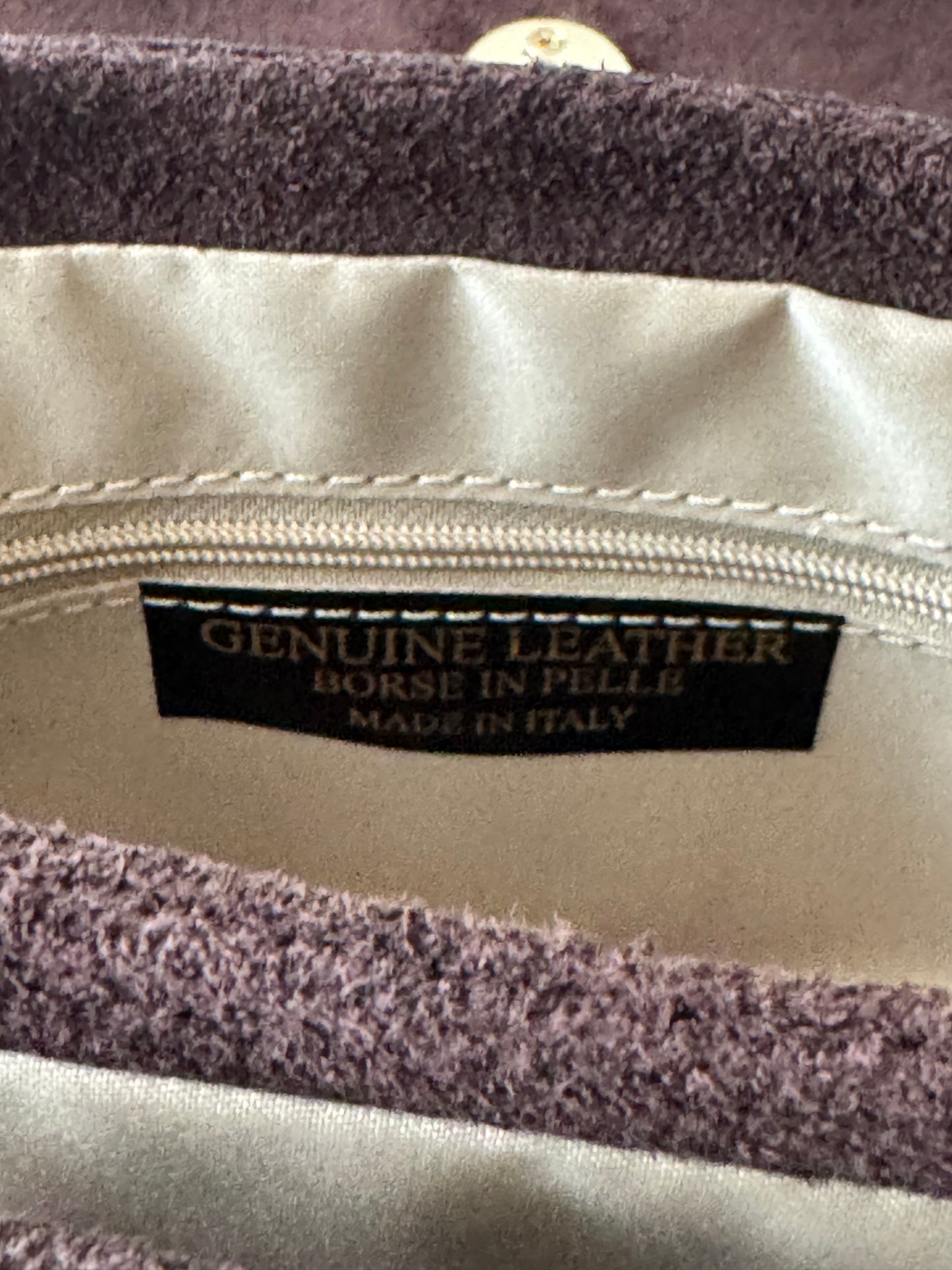 Blake Suede Bag Large  Dark Brown