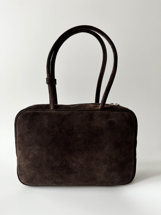 Clara Big - Genuine Suede Leather Shoulder Bag