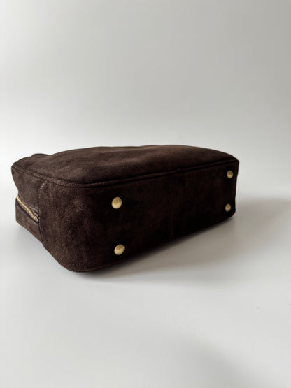 Clara Big - Genuine Suede Leather Shoulder Bag