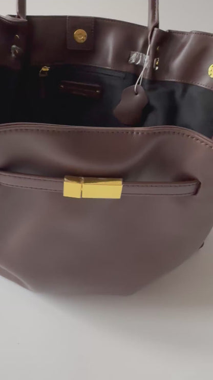 Christin Large Shoulder Bag Leather